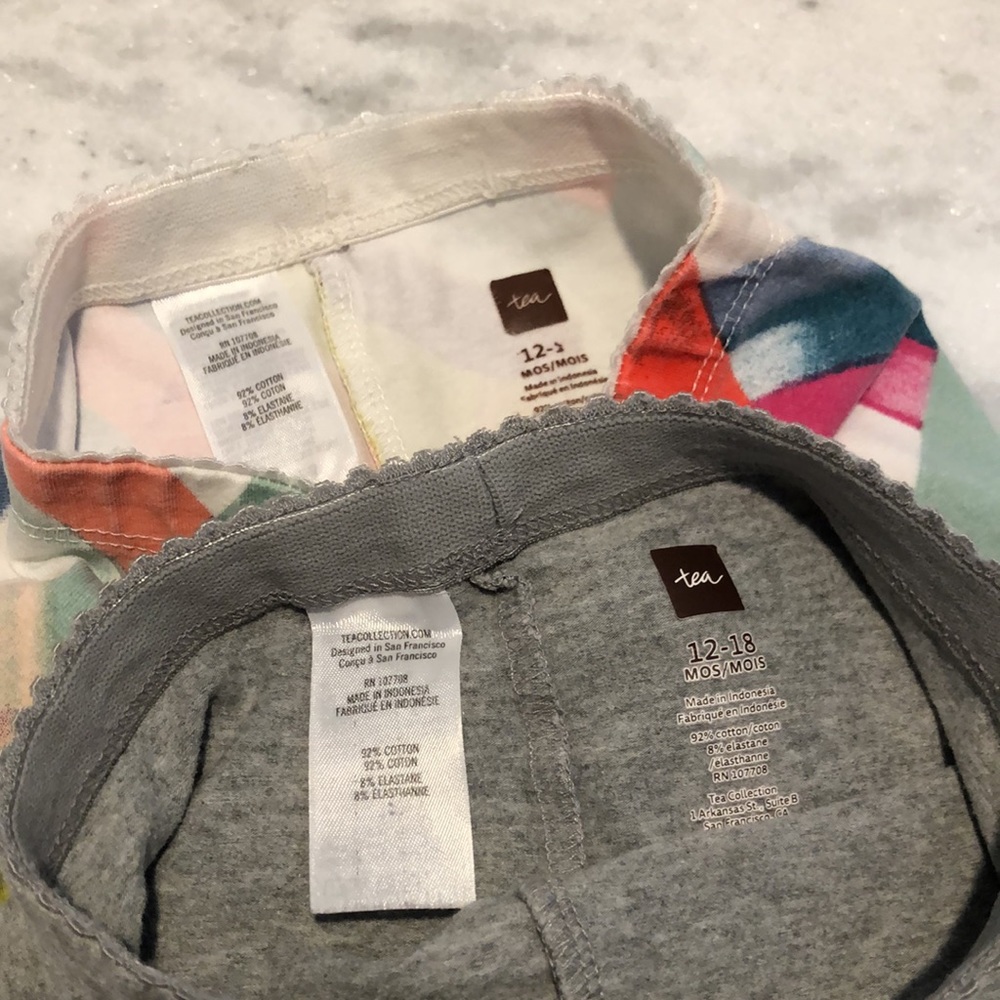 Girls 12-18m Tea Collection Pants - Picture 4 of 4